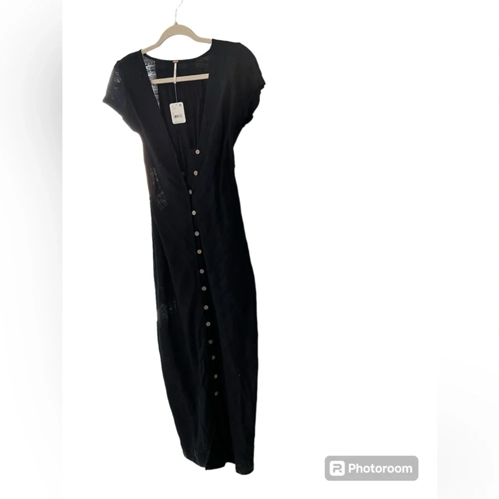 NWT Free People cap sleeve cotton lightweight dress size S - SOLD OUT - Picture 5 of 6